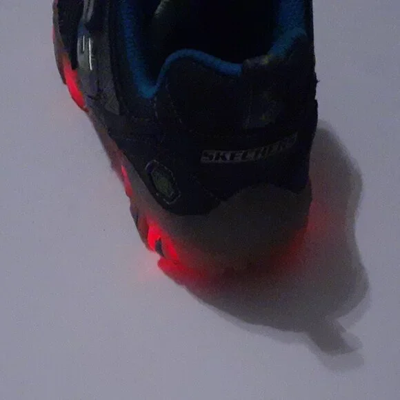 Magic Lites 'SK X' Light Up Leather Shoes Durable Sneaker - Picture 3 of 4